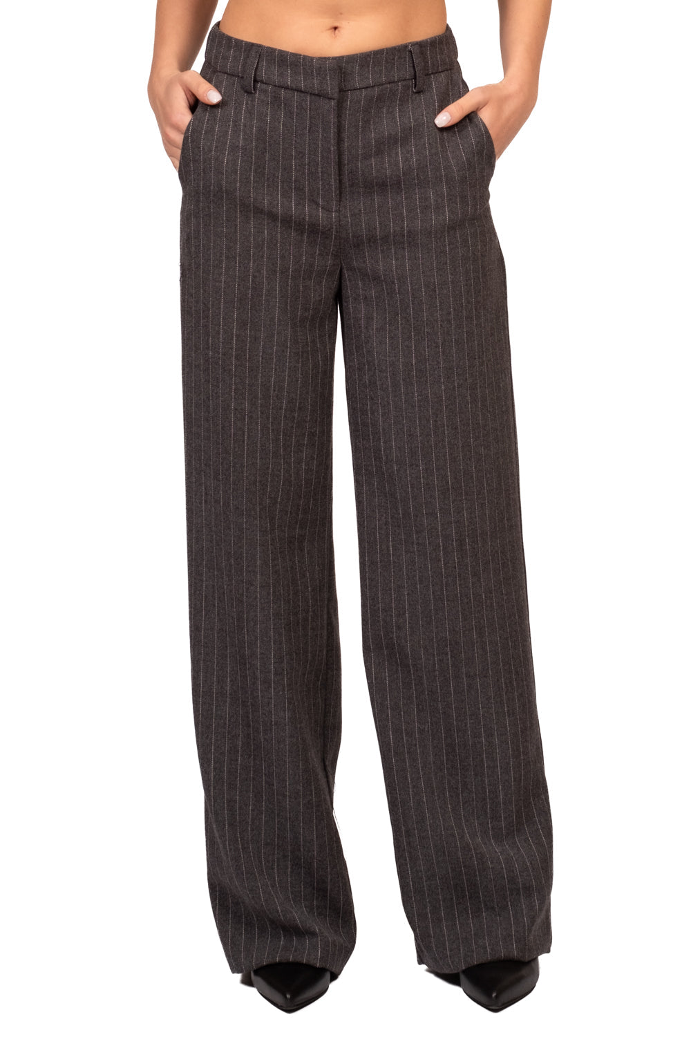 Tensione In Pantalone Donna Grigio