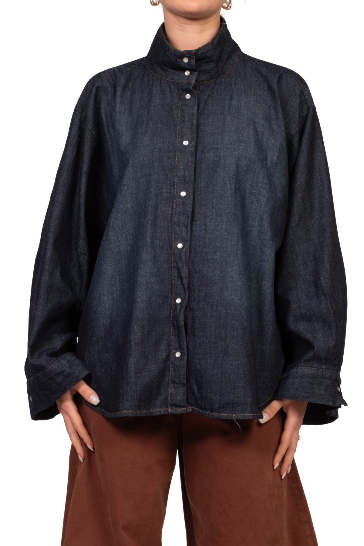 Tensione In Camicia Donna Blu