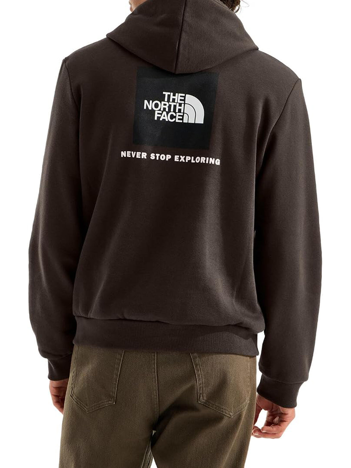 The North Face Felpa Cappuccio Uomo Box Nse Marrone scuro