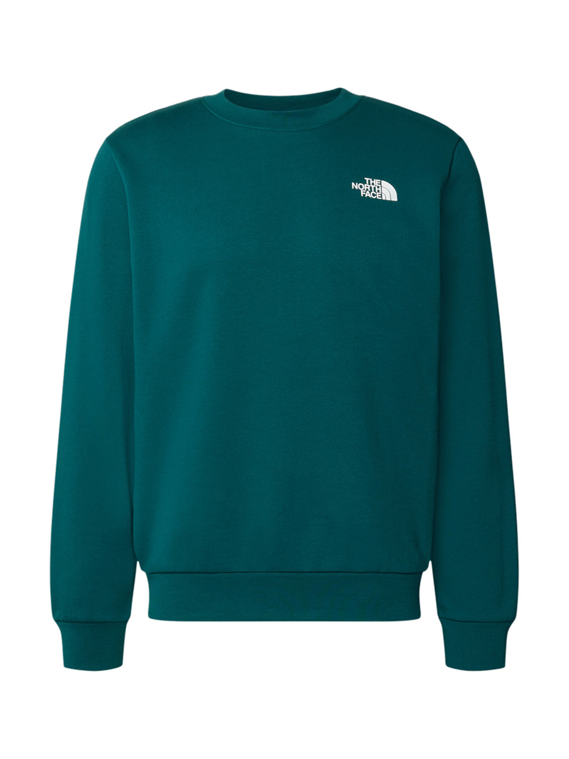The North Face Felpa Girocollo Uomo Evo Box Crew Verde smeraldo