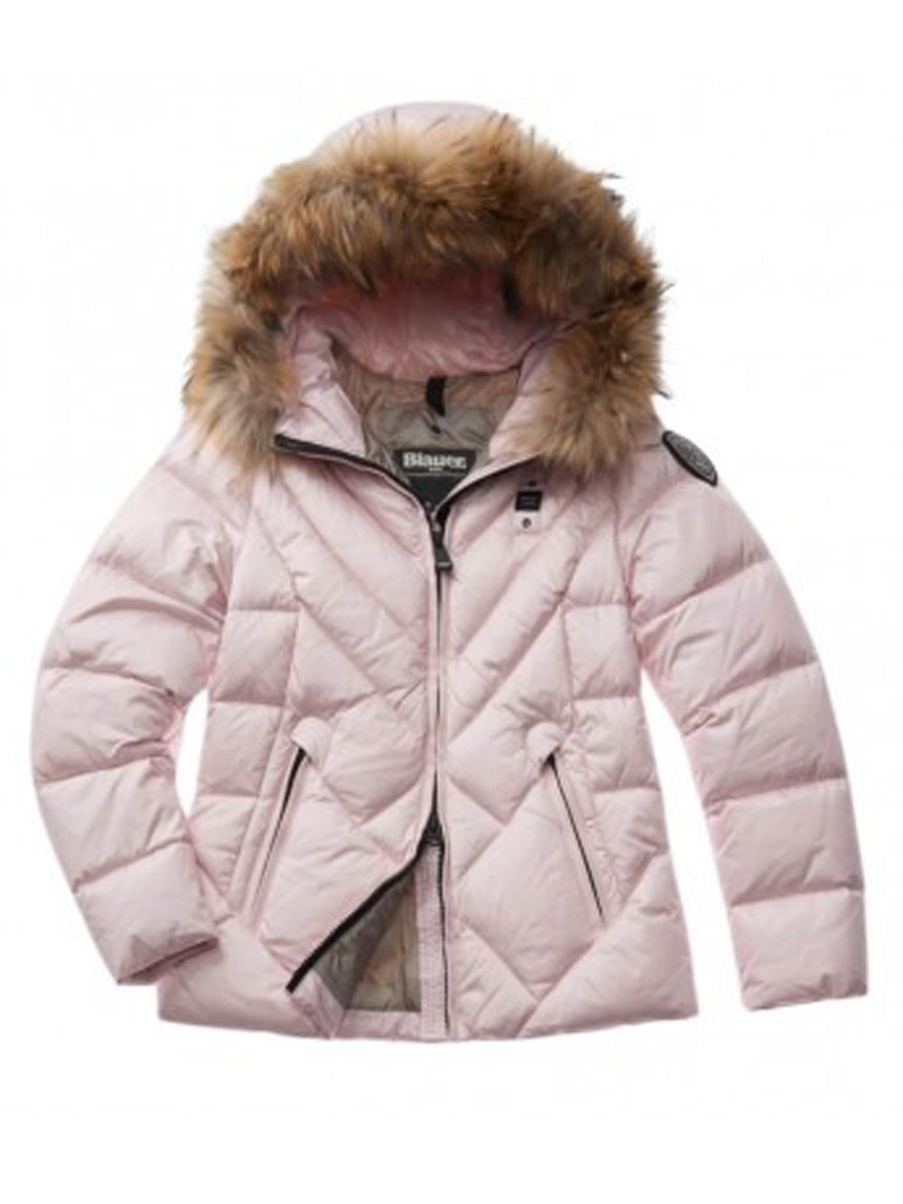 Giubbino Donna 24WBLDC03051006047 Nero / celeste brina