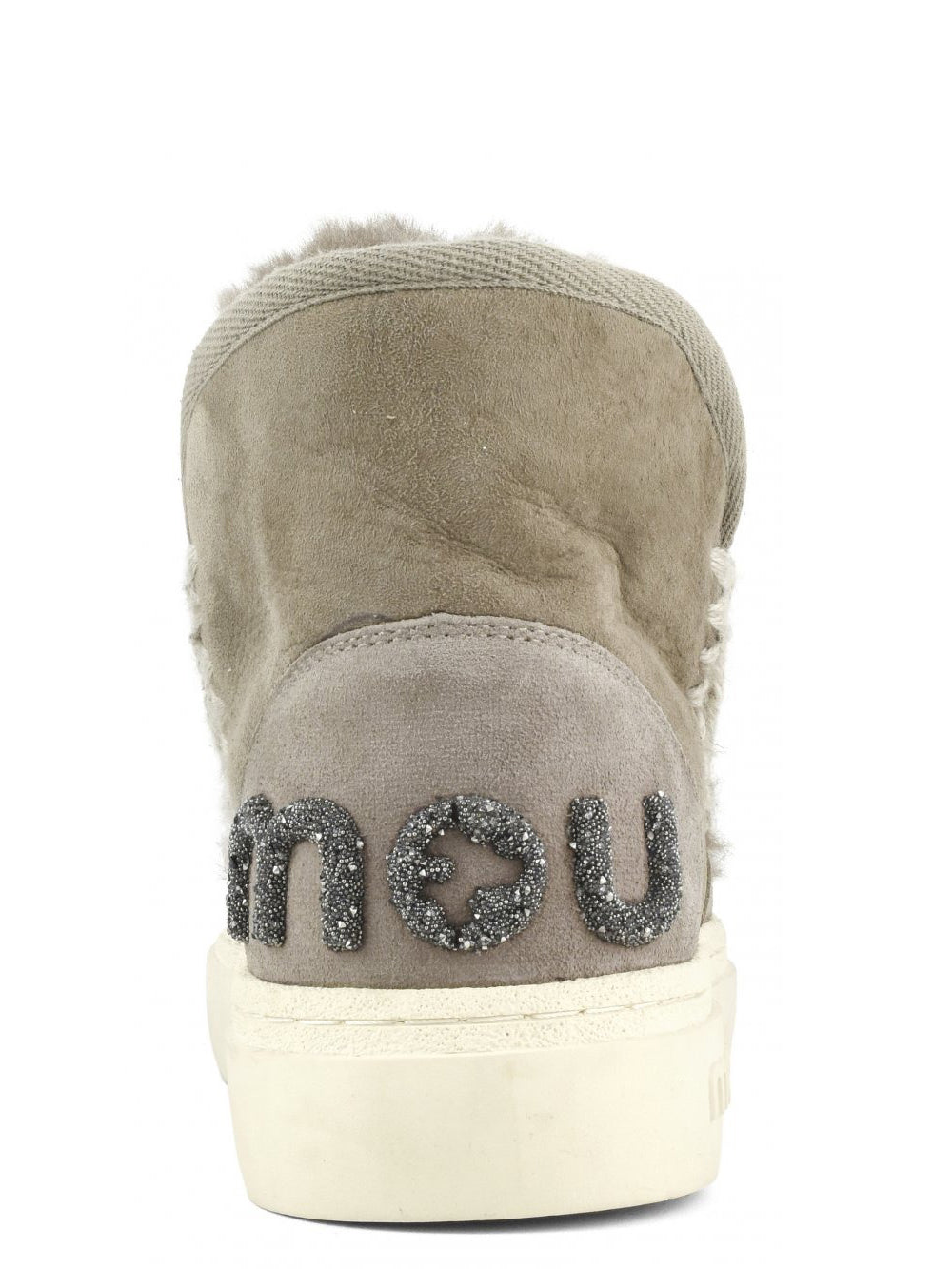 Stivaletti Donna Eskimo sneaker bold glitter logo Grigio