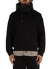 Armani Exchange Felpa con Zip Uomo Nero