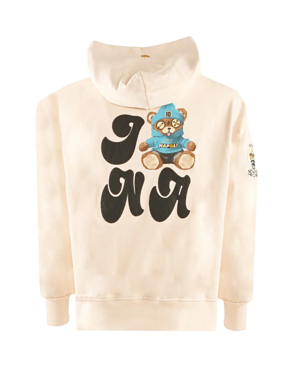 Felpa Cappuccio Uomo Beige