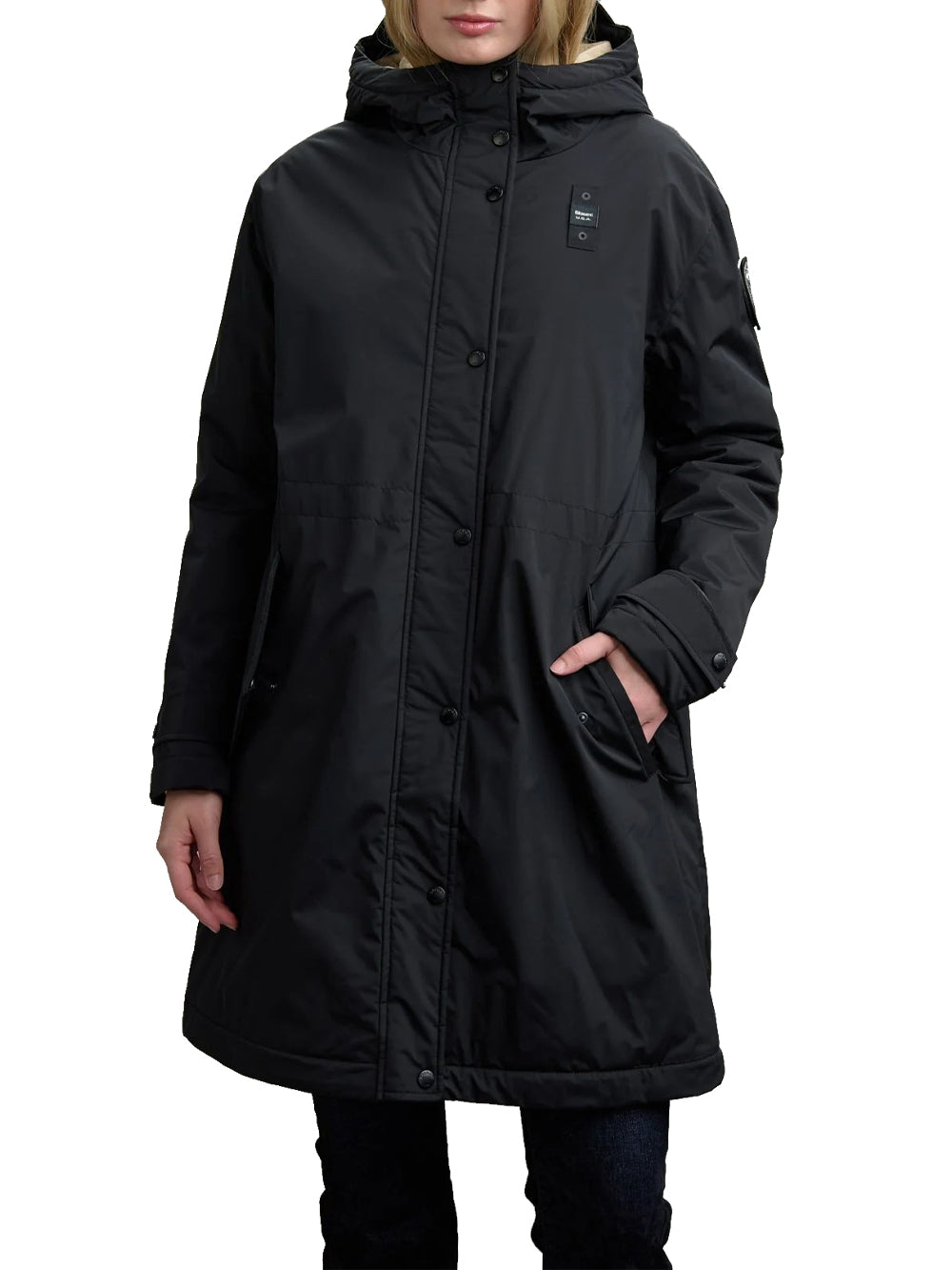 Blauer Impermeabile Donna Payne Nero