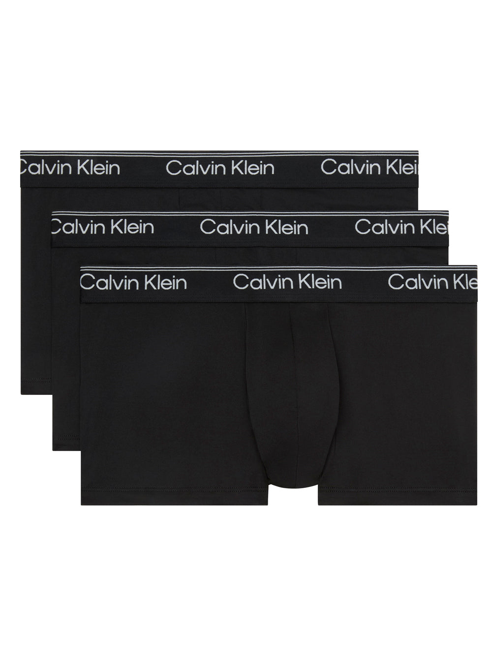 Calvin Klein Boxer Uomo Low Rise Trunk 3Pk Nero