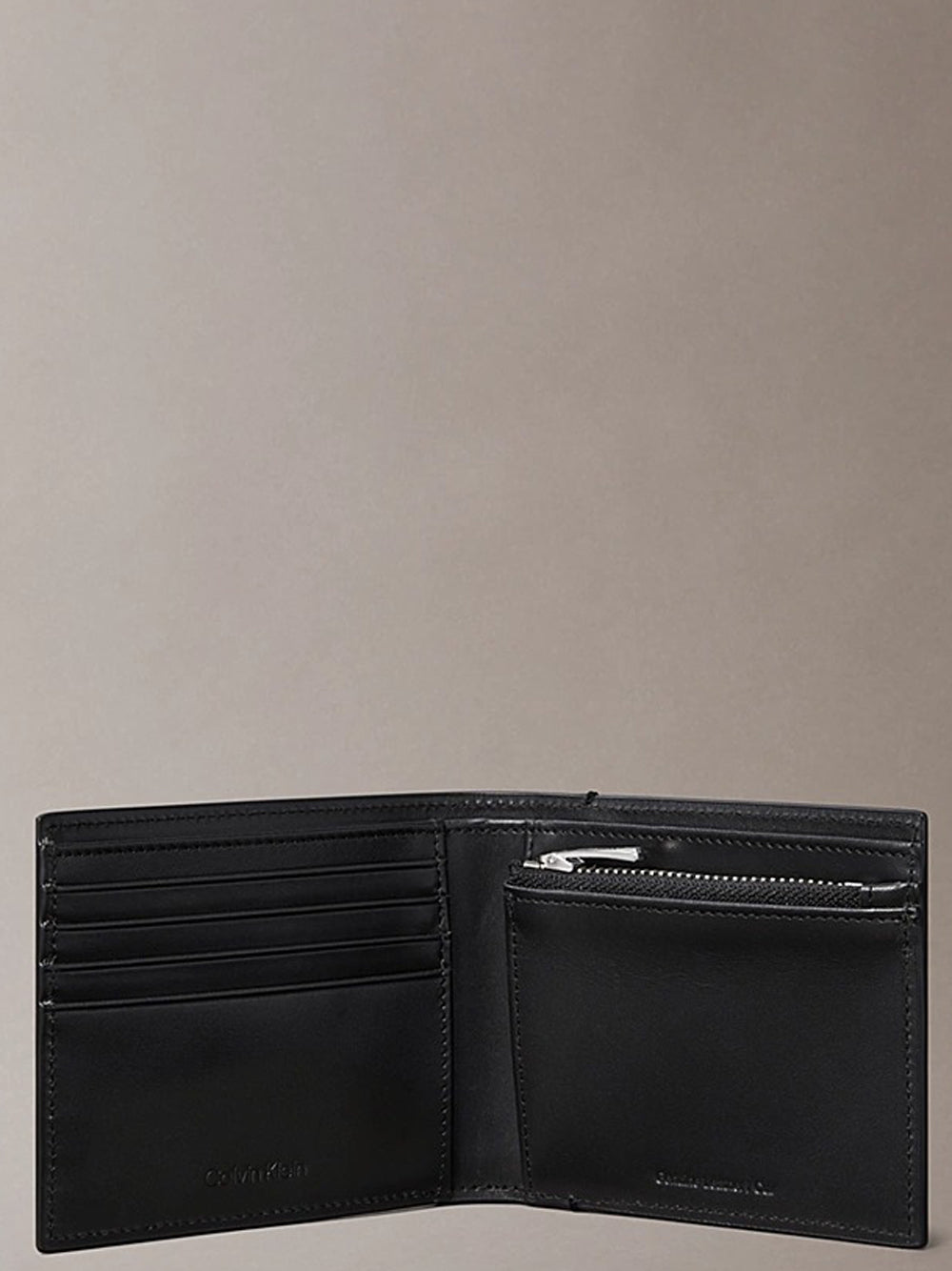 Calvin Klein Portafoglio Uomo Plaque Billfold Nero
