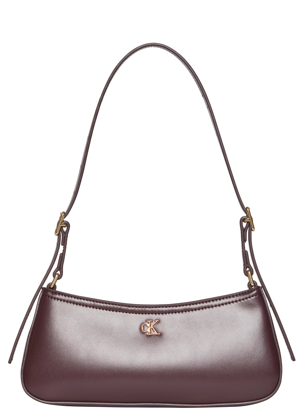 Calvin Klein Borsa a Spalla Donna Small Shoulder Bag Bordeaux