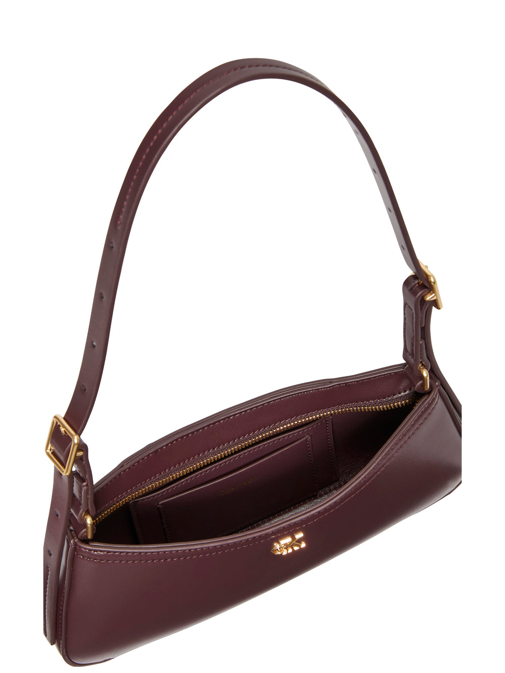 Calvin Klein Borsa a Spalla Donna Small Shoulder Bag Bordeaux