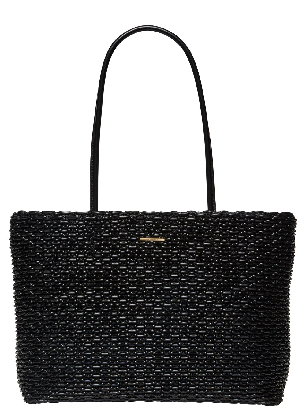 Calvin Klein Borsa a Mano Donna Pleated Tote Nero