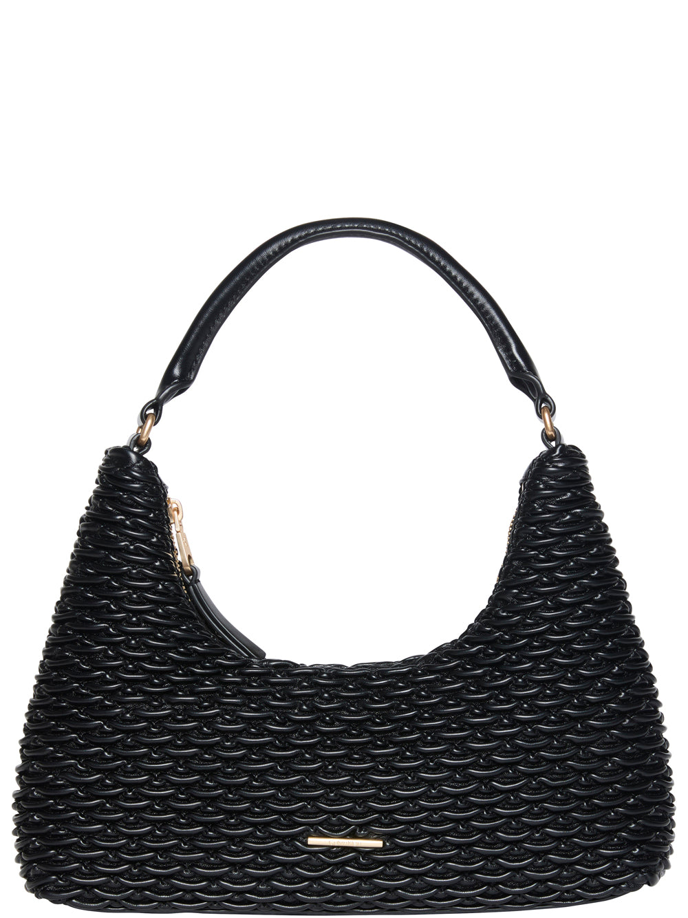 Calvin Klein Borsa a Spalla Donna Pleated Shoulder Bag Nero