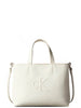 Calvin Klein Borsa a Mano Donna Ew Tote Bianco