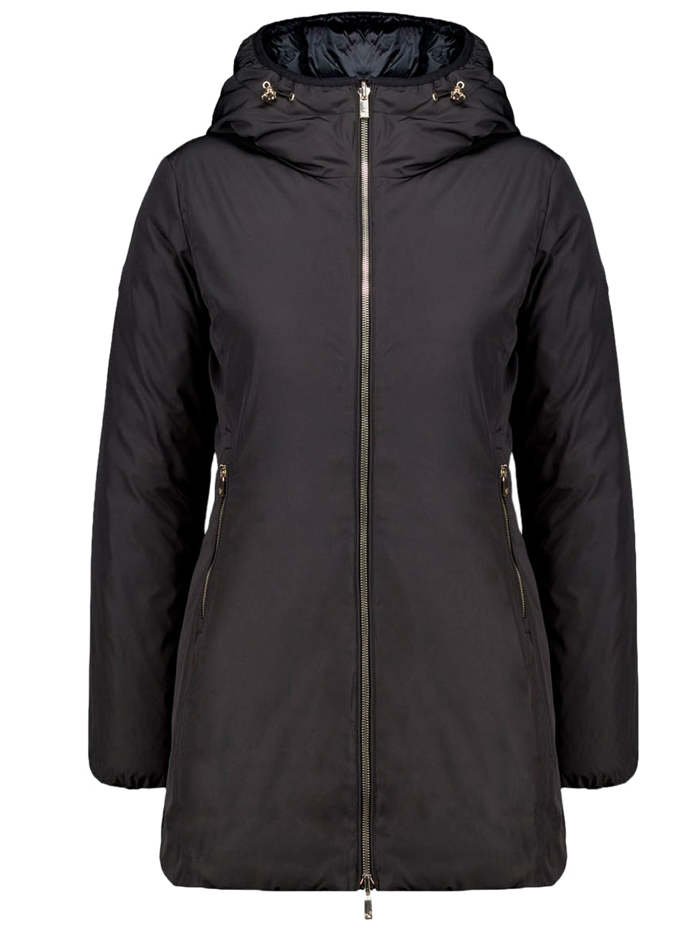 Ciesse Piumini Giubbino Donna Hoody Reversible Coat Nero