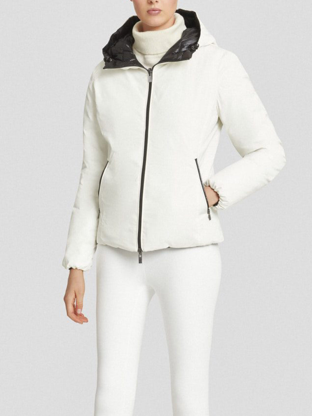 Ciesse Piumini Giubbino Donna LINDA 2.0 Reversible Bianco/Nero