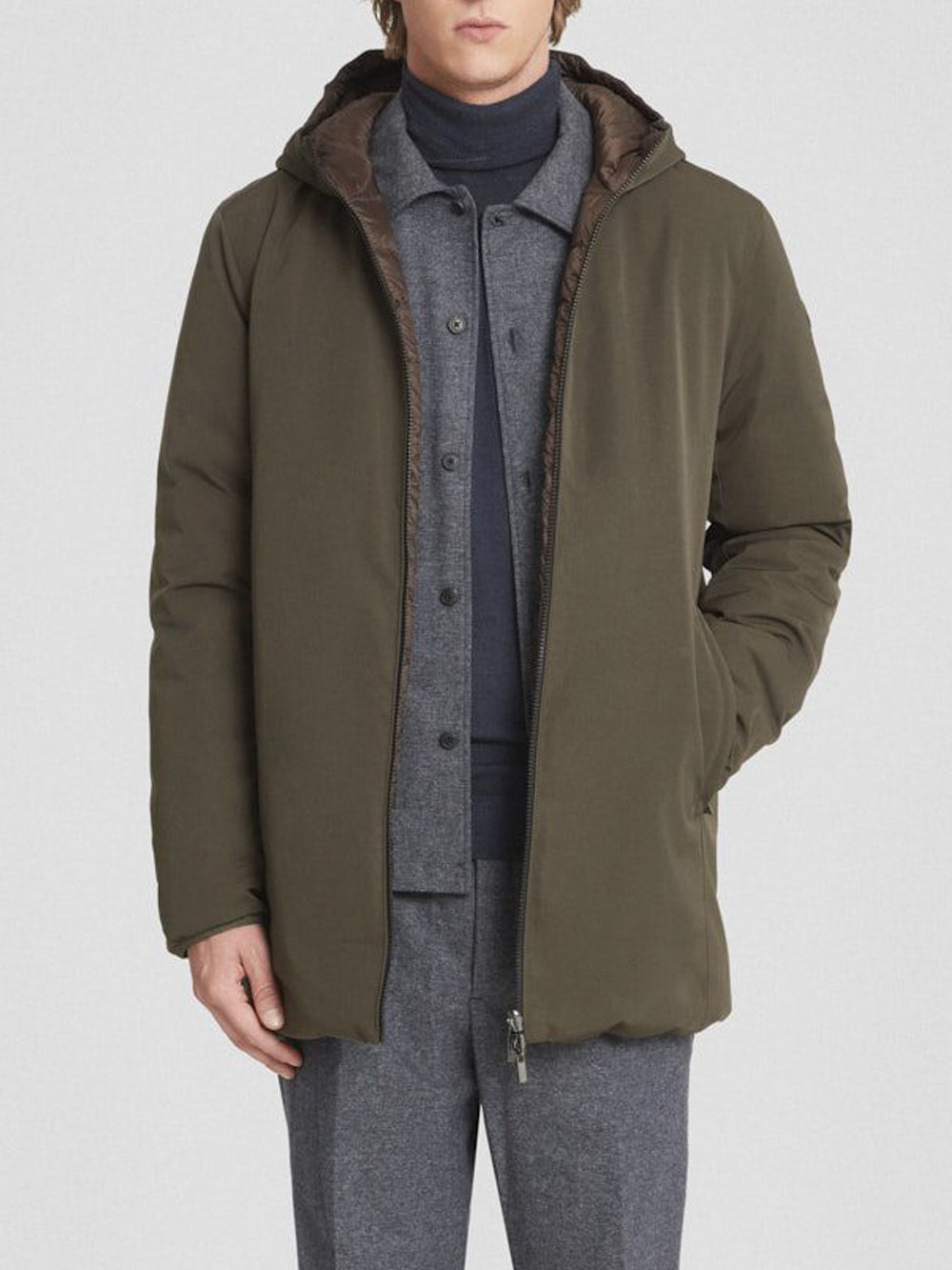 Ciesse Piumini Giubbino Uomo RONALD 2.0 Reversible Verde militare