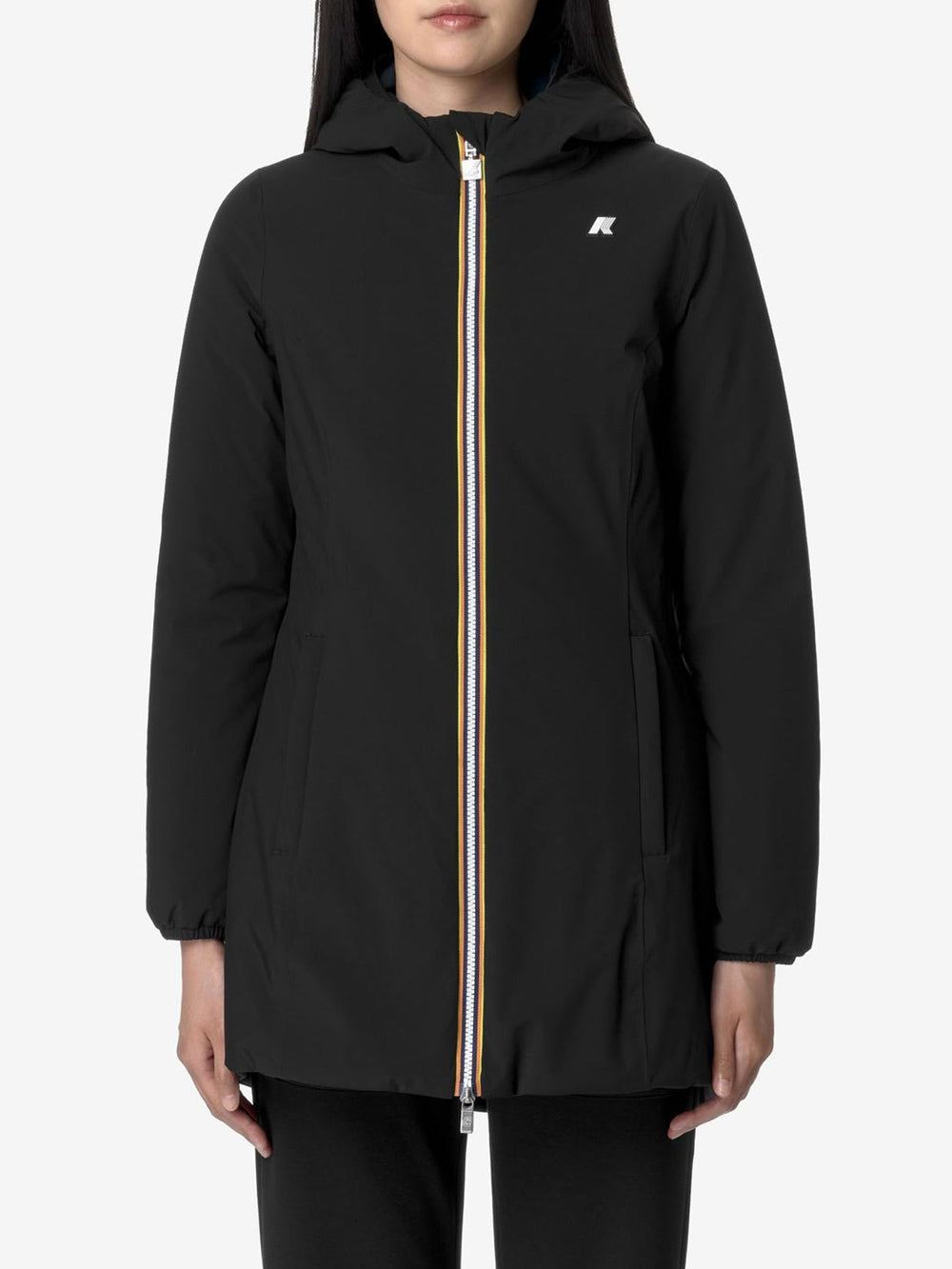 K-way Giubbino Donna Denise St Warm Double Nero