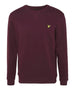 Lyle & Scott Felpa Girocollo Uomo Bordeaux