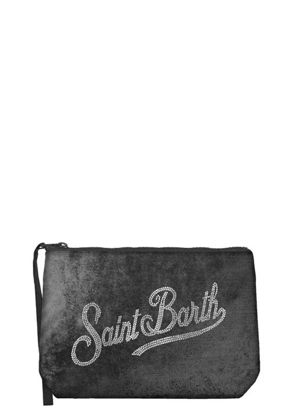 MC2 Saint Barth Borsa Pochette Unisex Aline Velvet Nero