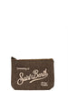 MC2 Saint Barth Borsa Pochette Unisex Aline Wool Marrone
