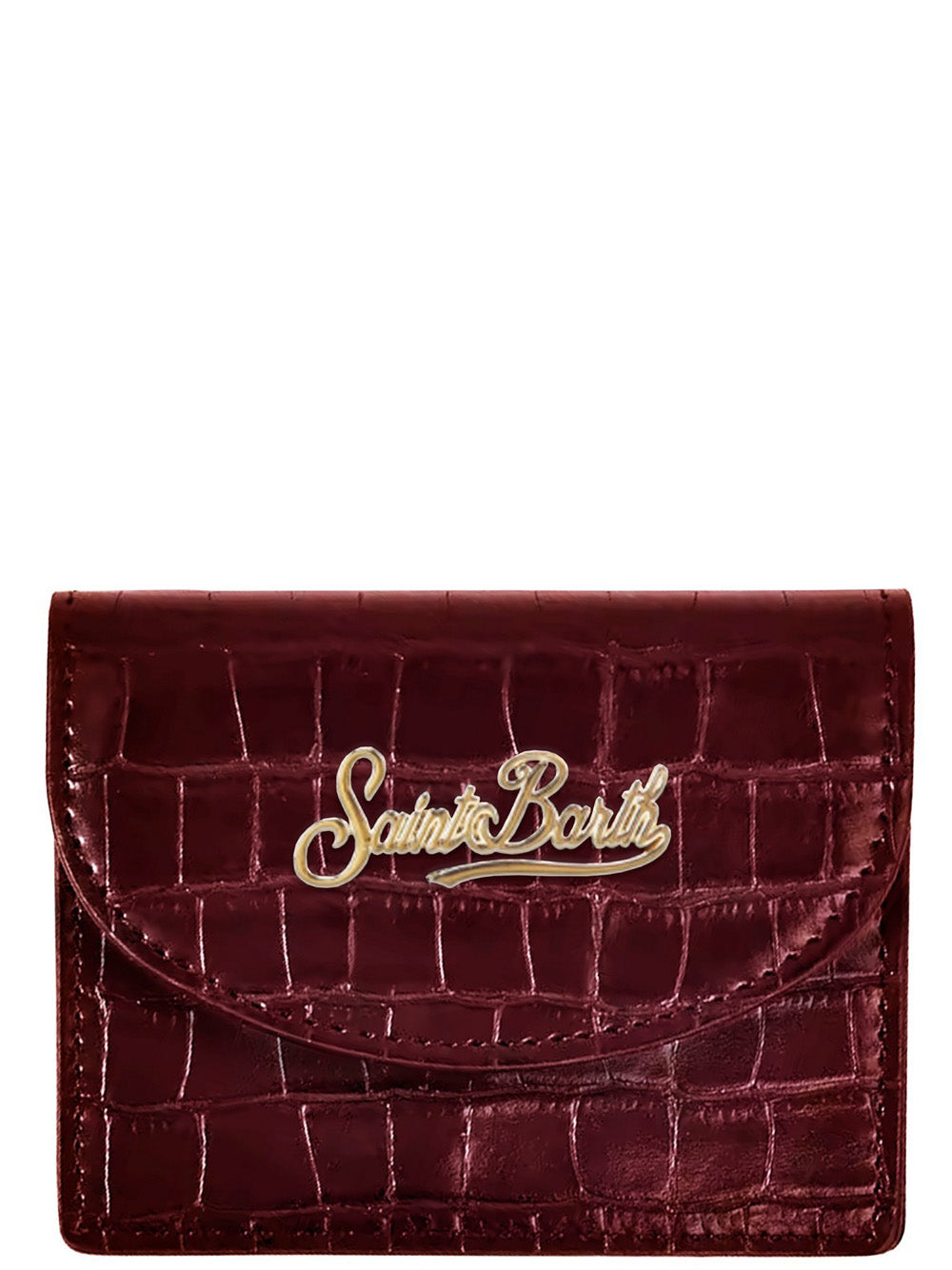 MC2 Saint Barth Portafoglio Donna Saffiano Bordeaux