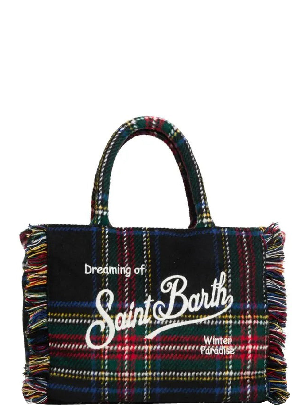 MC2 Saint Barth Borsa a Mano Donna Colette Wool Tartan