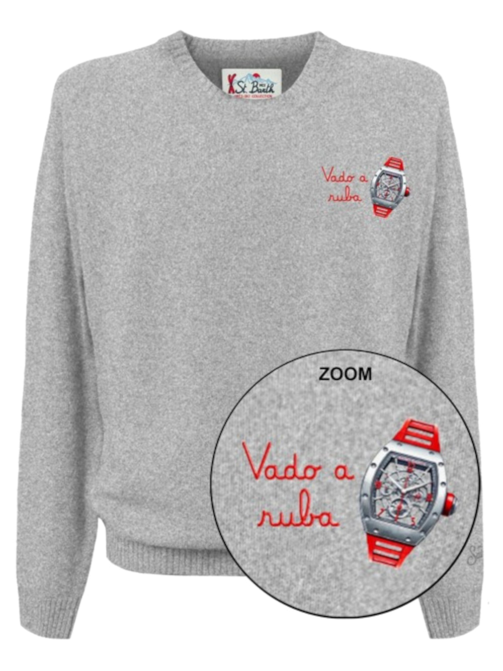 MC2 Saint Barth Maglia Uomo Heron Embry Grigio