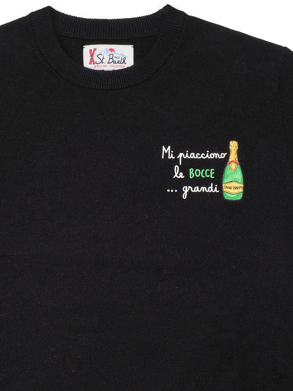 MC2 Saint Barth Maglia Uomo Nero