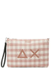 Sun68 Borsa Pochette Donna Tartan Rosa