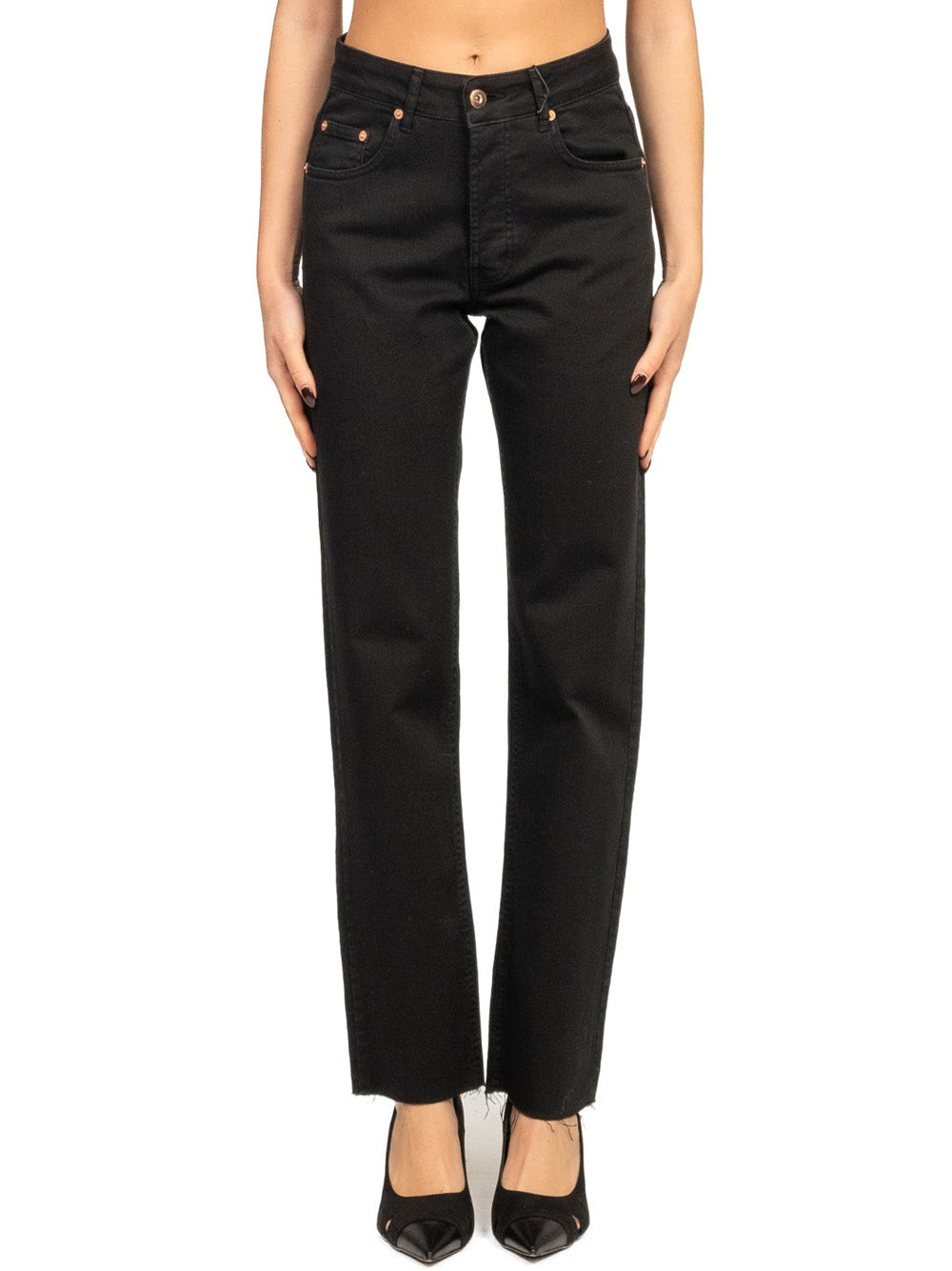 Tensione In Pantalone Casual Donna Nero