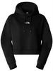The North Face Felpa Cappuccio Donna Essential Crop Nero