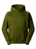 The North Face Felpa Cappuccio Uomo Raglan Nse Verde
