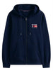 Tommy Hilfiger Felpa con Zip Uomo Avorio