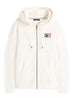 Tommy Hilfiger Felpa con Zip Uomo Avorio