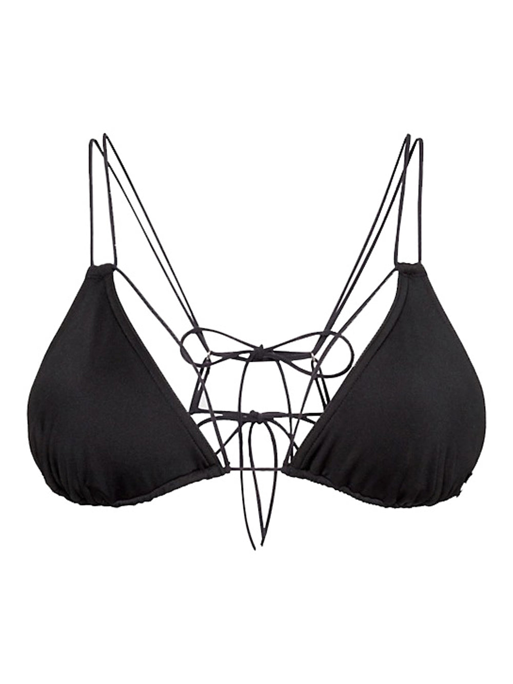 Bikini Sopra Donna Triangle Nero