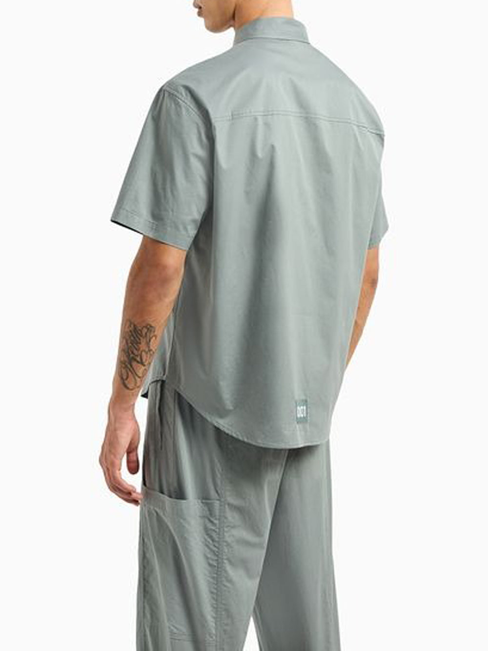 Camicia Casual Uomo Verde