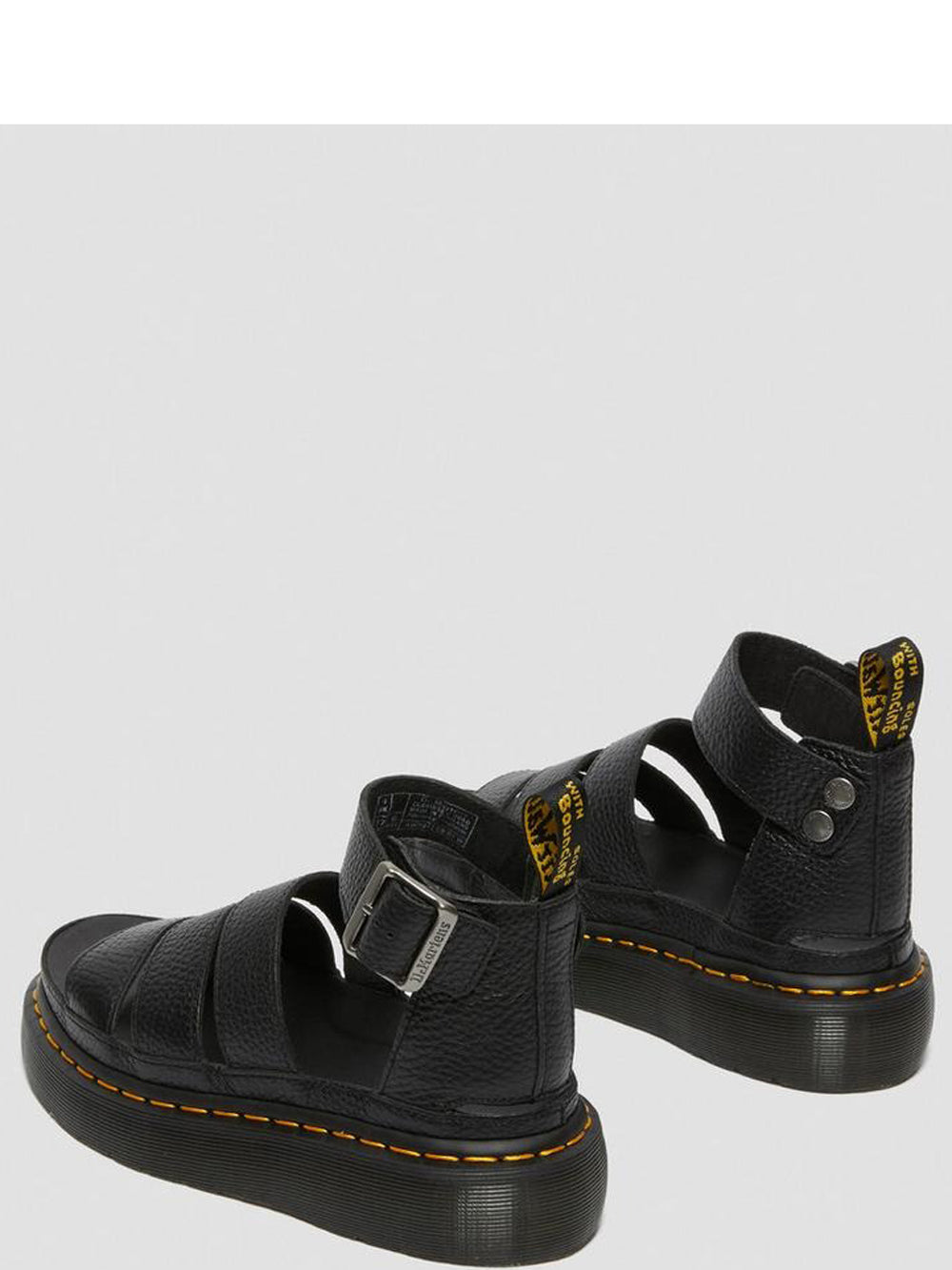 Sandalo Donna Black Milled Nappa Nero