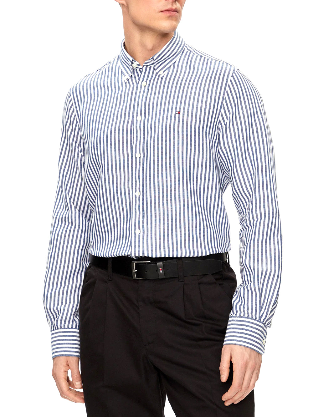 Tommy Hilfiger Camicia Casual Uomo Azzurro