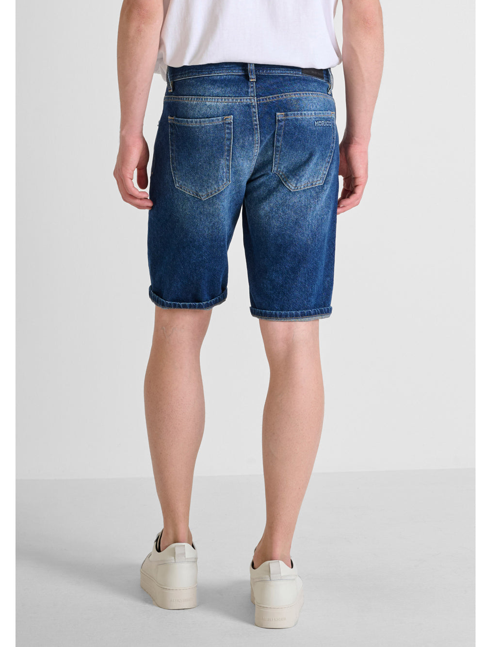 Shorts Jeans Uomo MMDS00076-FA7001527010 Blu