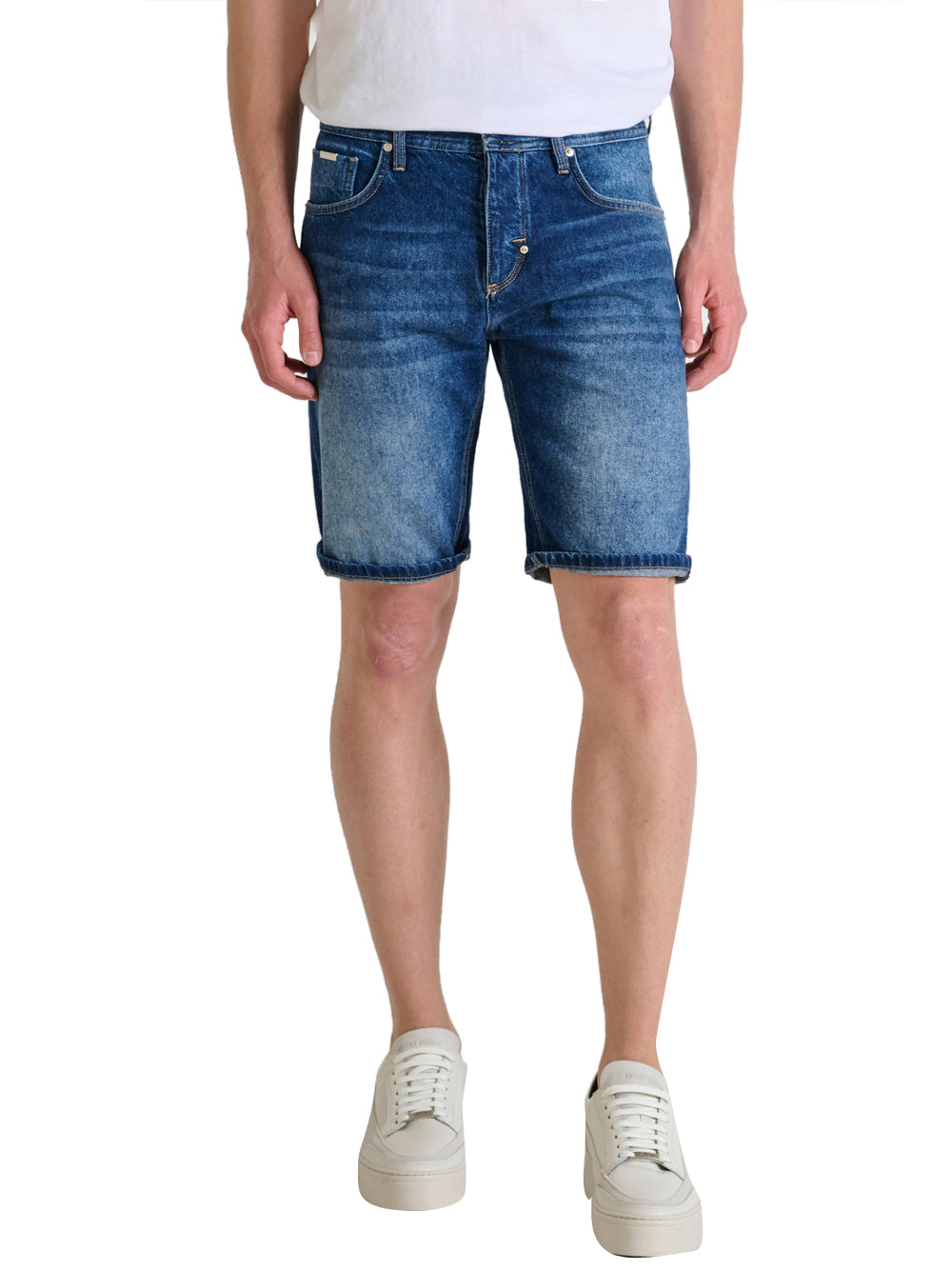 Shorts Jeans Uomo MMDS00076-FA7001527010 Blu