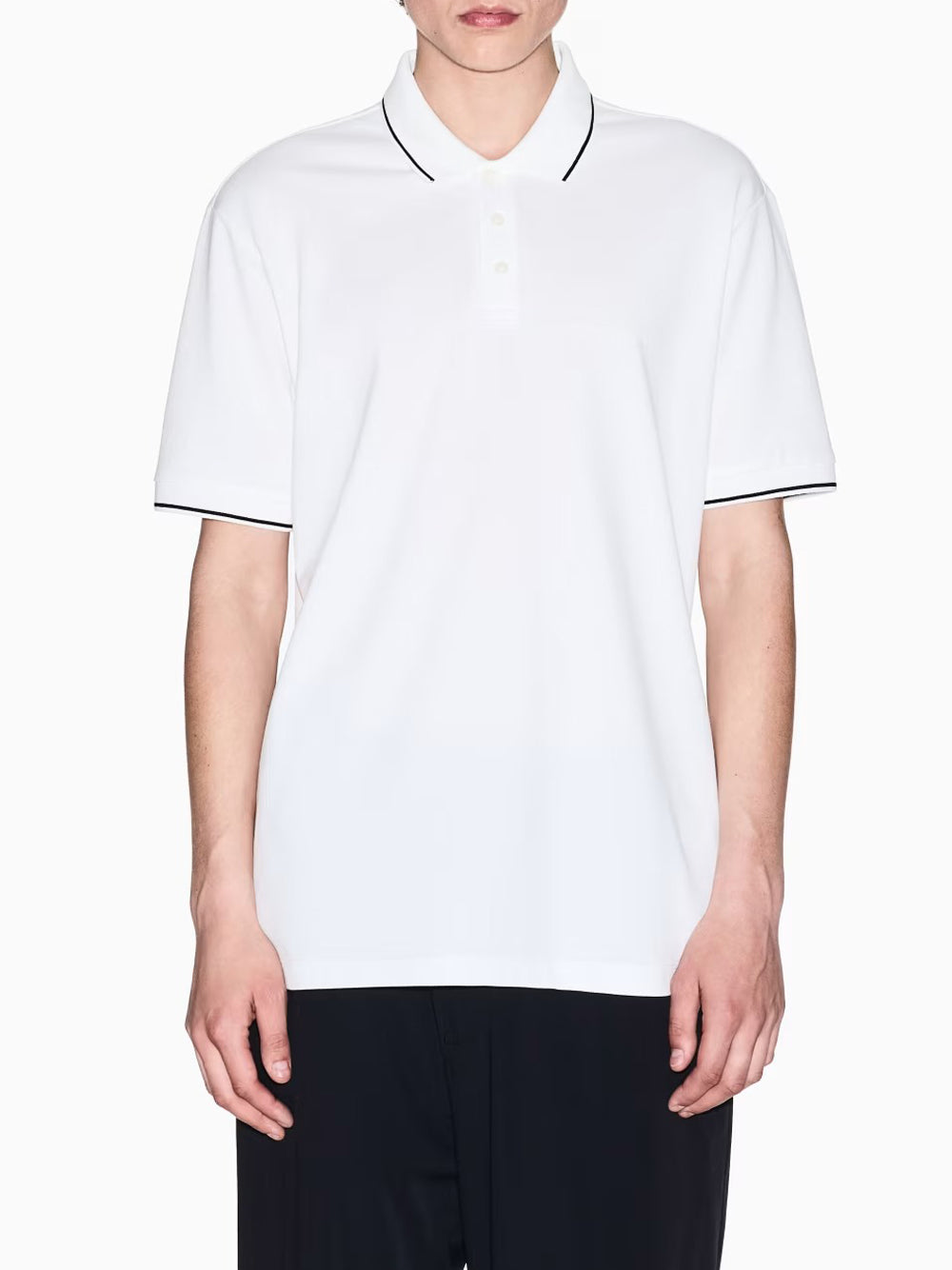 Polo Uomo Bianco