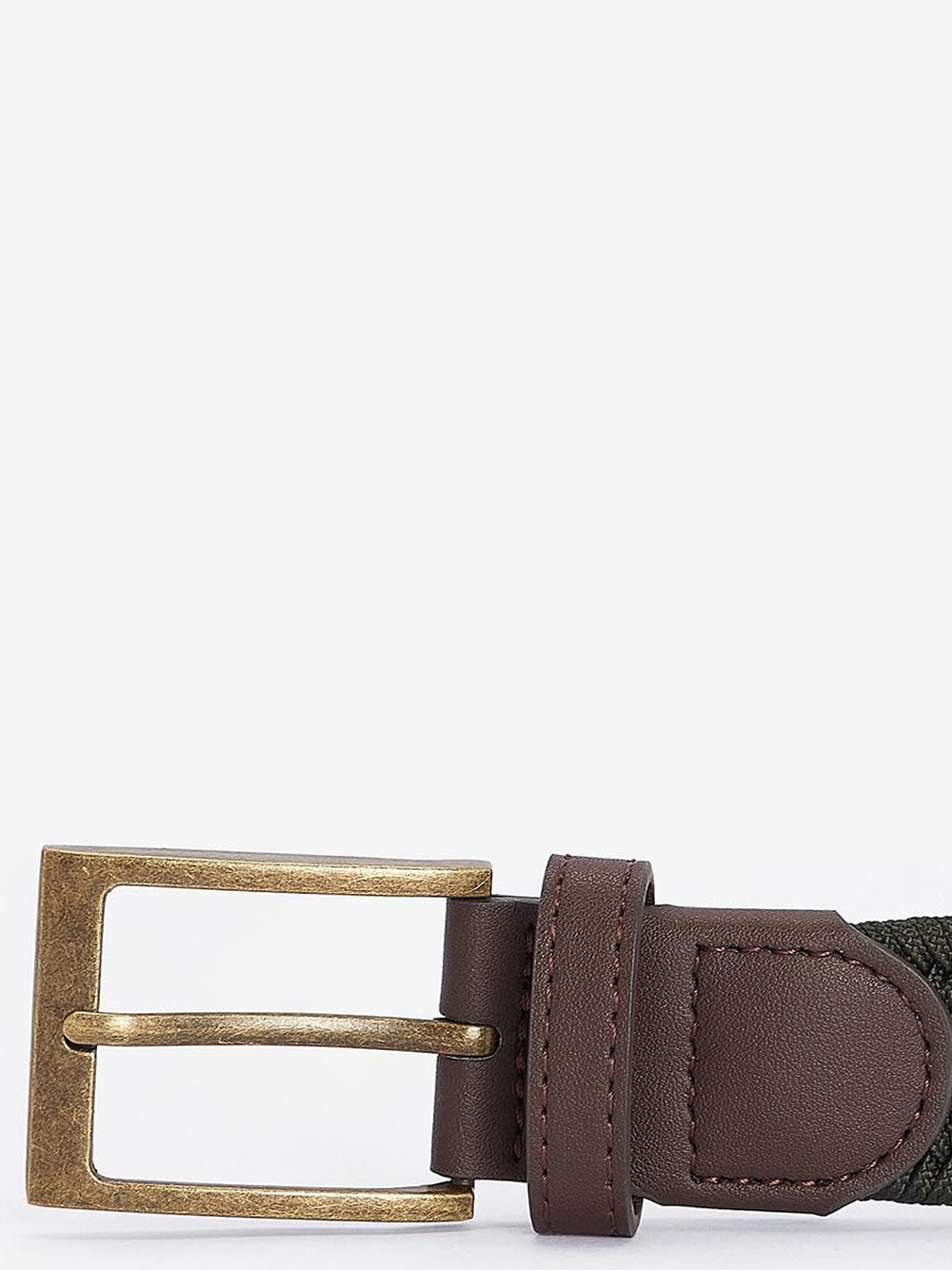 Barbour Cintura Uomo Nevis Stretch Webbing Verde
