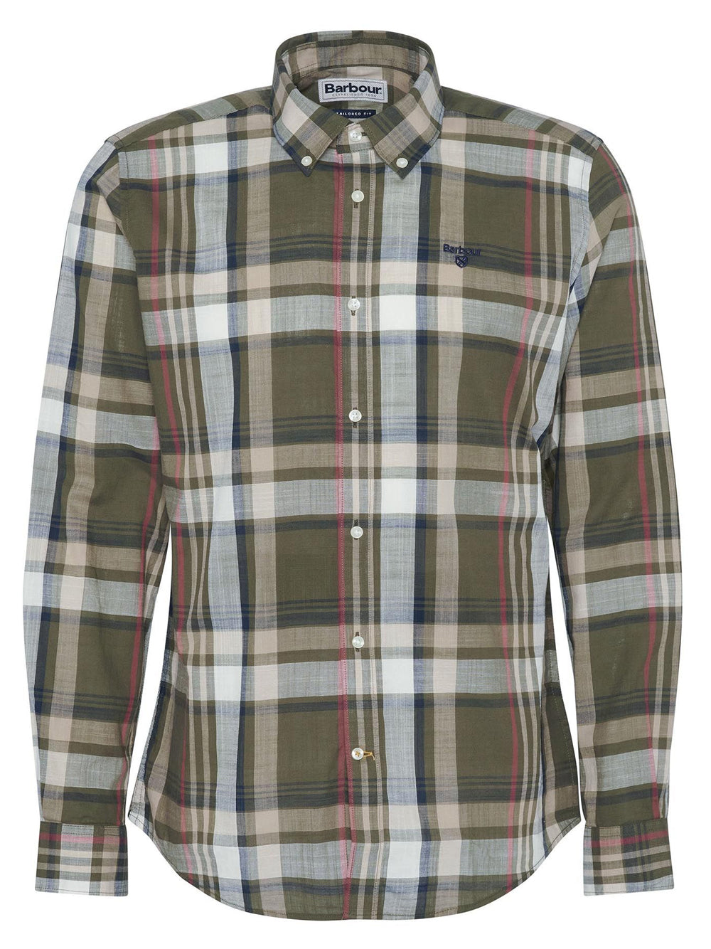 Barbour Camicia Uomo Kidd Tailored Verde