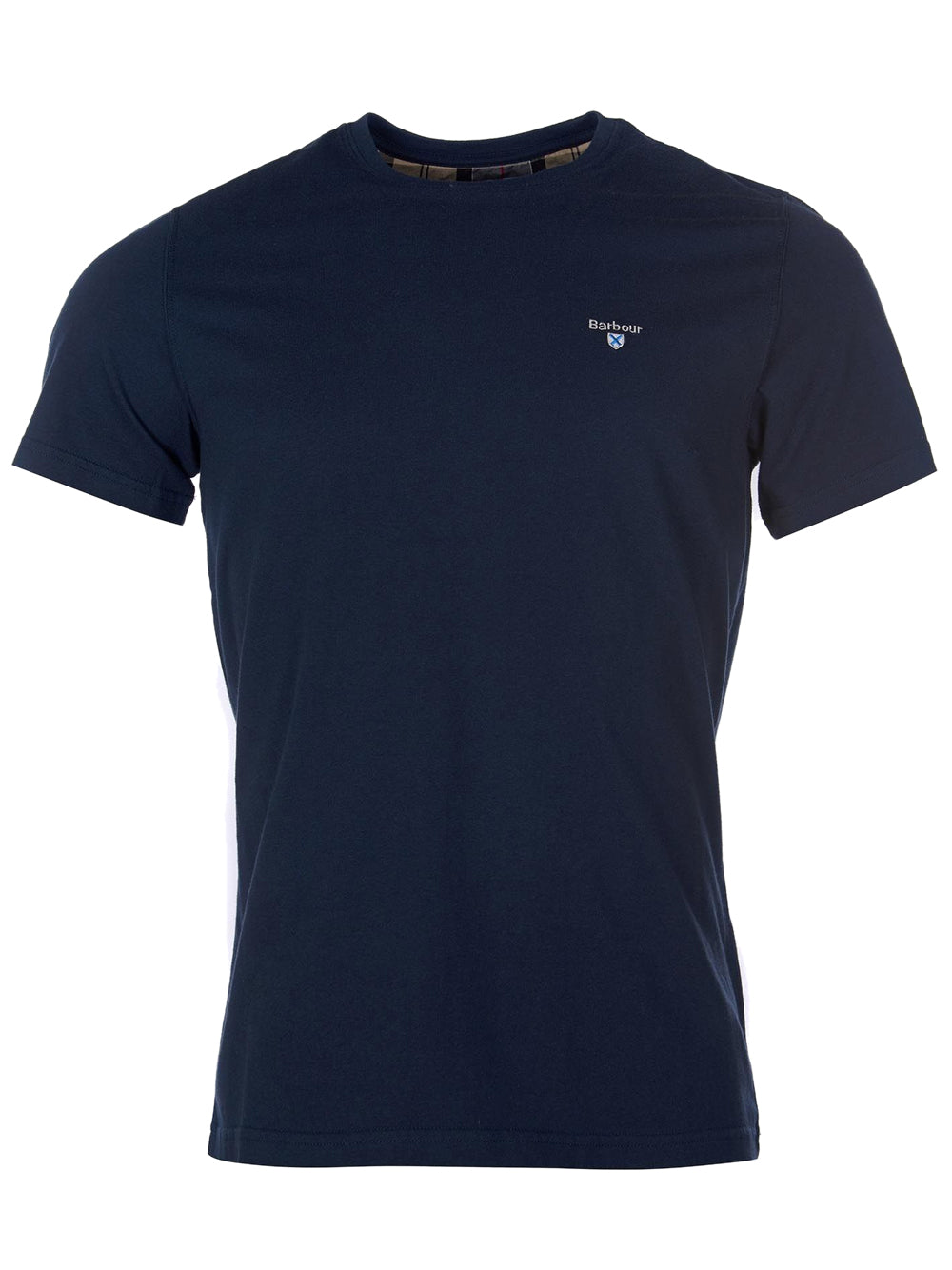 Barbour T-shirt Uomo Tartan Sports Blu