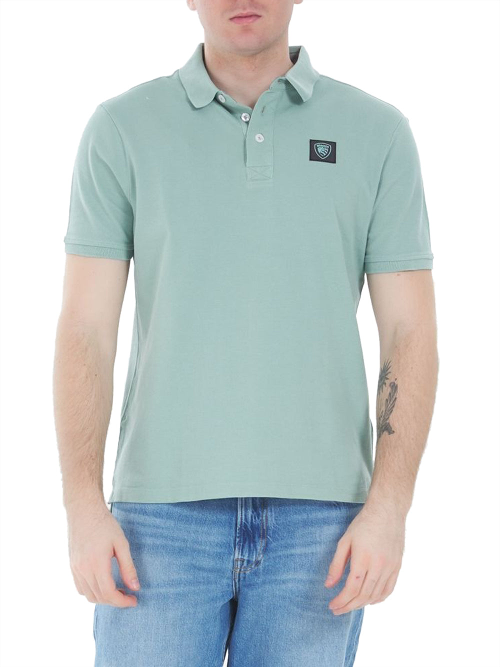 Blauer Polo Uomo 25SBLUT02309007125 Verde
