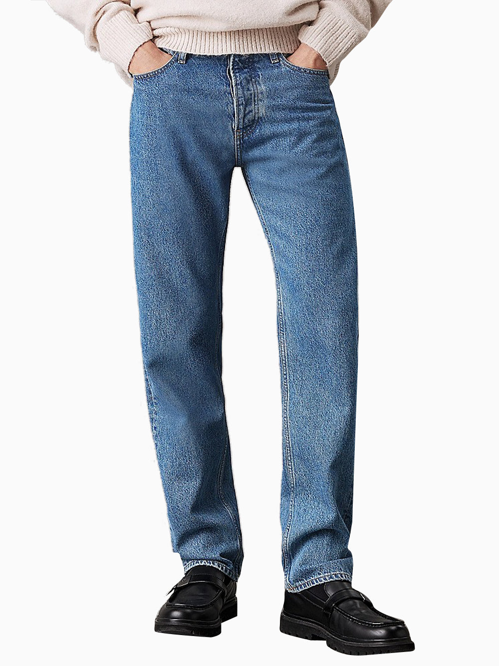 Jeans Regular Uomo Blu