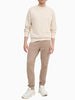 Calvin Klein Felpa Girocollo Uomo Beige