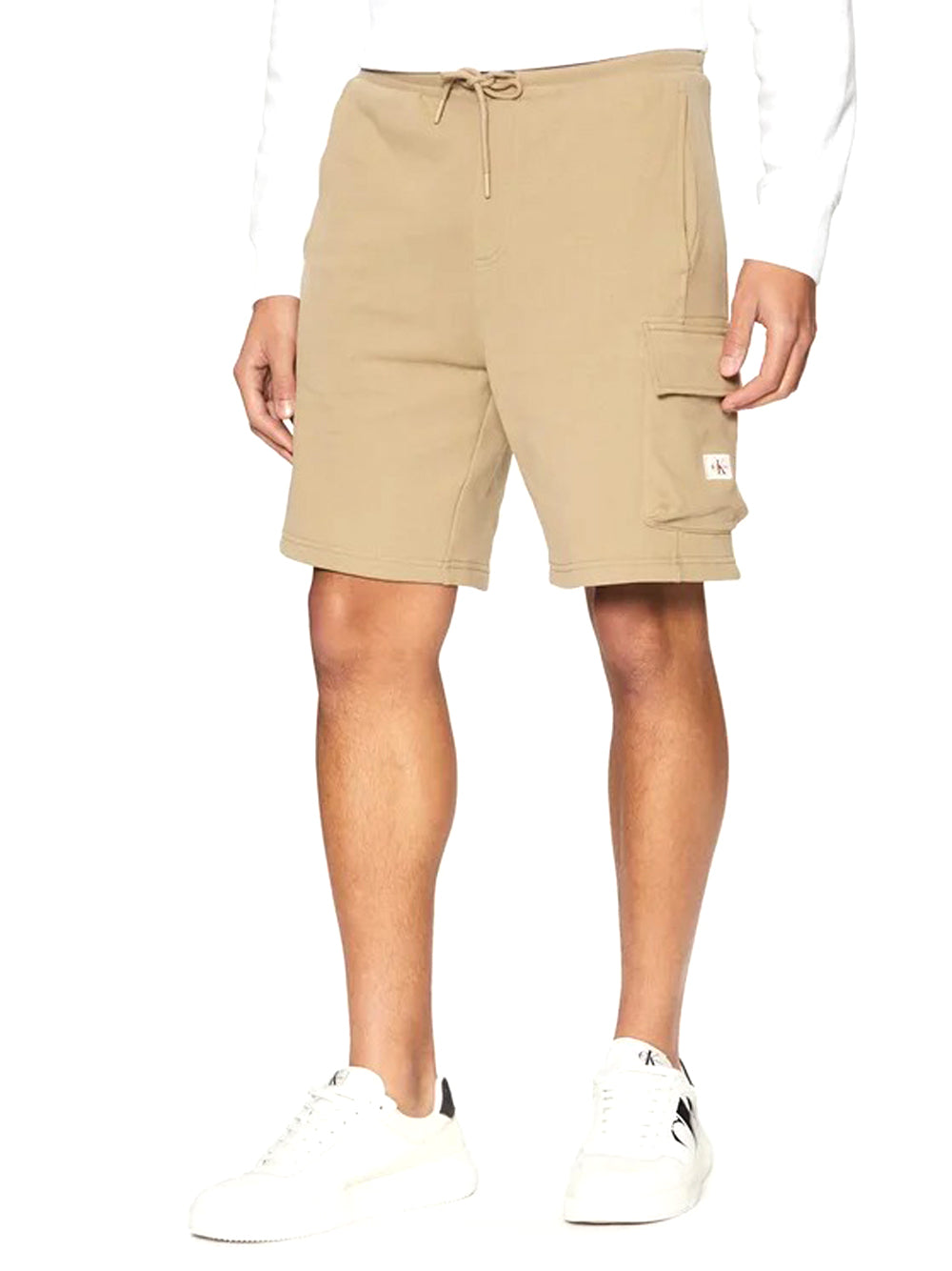 Calvin Klein Bermuda Cargo Uomo J30J327284 Beige