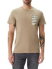 Calvin Klein T-shirt Uomo Serif Beige