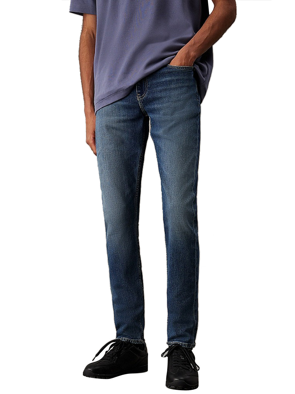 Calvin Klein Jeans Slim Uomo J30J327537 Nero