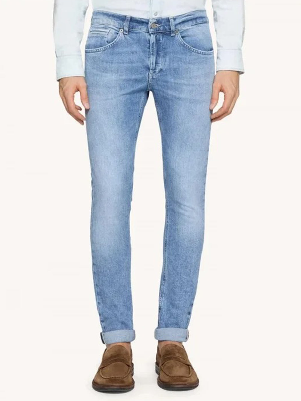 Jeans Skinny Uomo George Blu